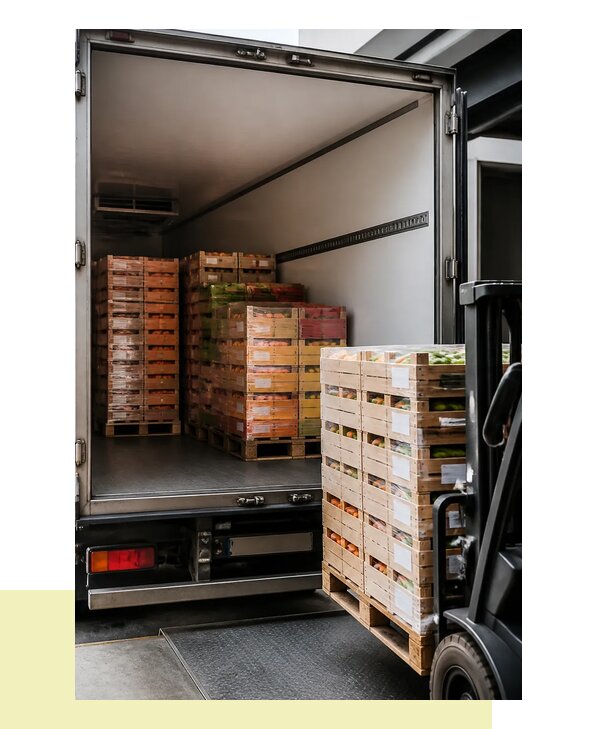 Перевозка сельхозпродукции на паллетах с доставкой в Комсомольск-на-Амур
